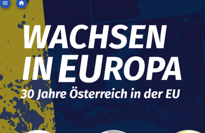 Wanderausstellung „30 Jahre Österreich in der EU – Wachsen in Europa“ – Europify gestaltet aktiv mit!